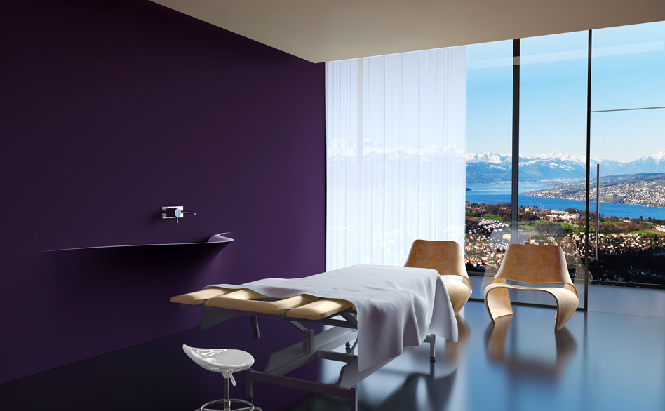 Интерьера СПА салона в Швейцарии SPA-Salon Interior Design Schweiz
